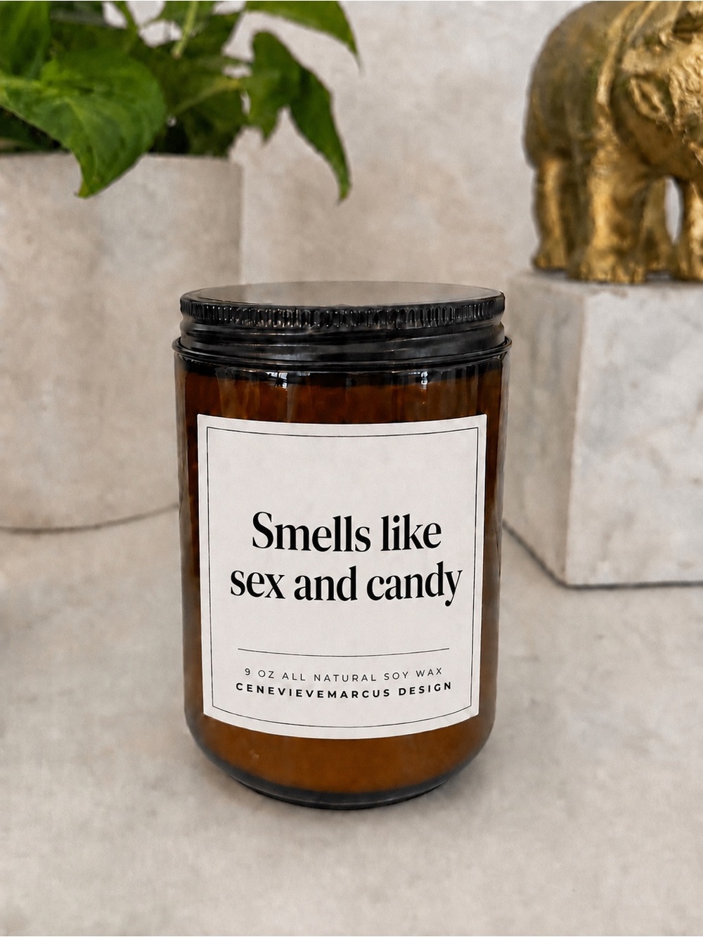 Smells Like Sex and Candy 9oz Soy Candle Funny Gift Candle
